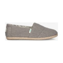 Paez Espadryle Szary. Szare espadryle damskie Paez, bez wzorów, ze skóry, bez obcasa. Za 249,95 zł.