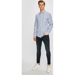 Scotch & Soda - Koszula. Niebieskie koszule męskie Scotch & Soda, s, bez wzorów, z bawełny, klasyczne, z klasycznym kołnierzykiem, z długim rękawem. W wyprzedaży za 179,90 zł.