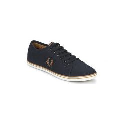 Buty Fred Perry KINGSTON TWILL. Niebieskie trampki męskie Fred Perry, bez wzorów, bez zapięcia. Za 419,00 zł.