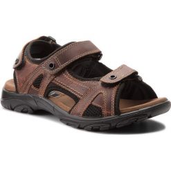 Sandały LASOCKI FOR MEN - MI20-MATEO-01 Brązowy 1. Pomarańczowe klapki męskie marki Lasocki For Men, ze skóry. W wyprzedaży za 99,99 zł.