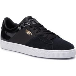 Sneakersy PUMA - Basket Remix Wn's 369956 02 Black. Czarne półbuty damskie Puma, na co dzień, bez wzorów, z zamszu, bez obcasa, na płaskiej podeszwie, bez zapięcia. W wyprzedaży za 299,99 zł.