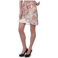 Desigual Spódnica Damska Erika 40 Wielokolorowy. Szare spódniczki Desigual. W wyprzedaży za 159,00 zł.