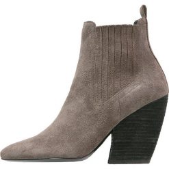 Botki damskie lity: KENDALL + KYLIE NANCI Botki kowbojki i motocyklowe taupe