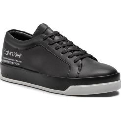Sneakersy CALVIN KLEIN - Fausto F1280 Black. Czarne sneakersy męskie Calvin Klein, na co dzień, bez wzorów, ze skóry ekologicznej, bez zapięcia. Za 729,00 zł.