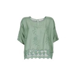 Bluzki Cream SOMNOUDE. Zielone bluzki damskie marki Cream, bez wzorów, bez kołnierzyka, bez rękawów. Za 216,30 zł.