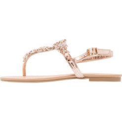 Klapki damskie: Faith JILE Japonki rose gold