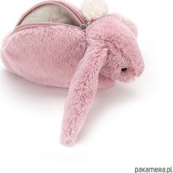 Portfel Piórnik Króliczek róż 13cm. Różowe portfele damskie marki Pakamera. Za 92,00 zł.
