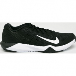 Nike - Buty Retaliation Trainer 2. Czarne halówki męskie Nike, z materiału, na sznurówki. W wyprzedaży za 279,90 zł.