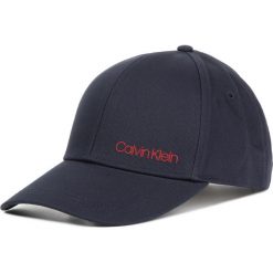 Czapka z daszkiem CALVIN KLEIN - Side Logo Cap K50K505020 BAI. Niebieskie czapki męskie Calvin Klein, bez wzorów, z bawełny. Za 159,00 zł.