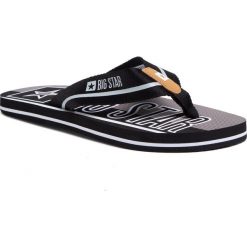 Japonki BIG STAR - FF174473 Black. Czarne klapki męskie BIG STAR, z tworzywa sztucznego, bez zapięcia. W wyprzedaży za 49,00 zł.