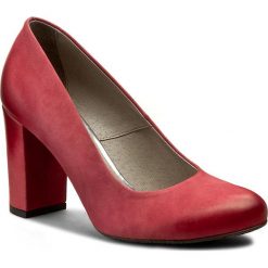 Creepersy damskie: Półbuty EDEO - 2119-616 Bordo