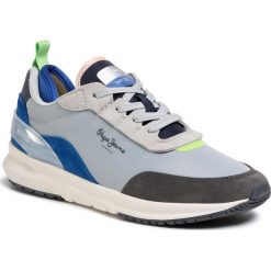 Sneakersy PEPE JEANS - N22 Summer PMS30624 Grey 945. Szare sneakersy męskie Pepe Jeans, bez zapięcia. W wyprzedaży za 269,00 zł.
