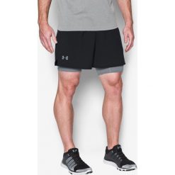 Under Armour Qualifier 2-in-1 Szorty Czarny. Czarne spodenki i szorty męskie Under Armour, xl, bez wzorów, z poliesteru. Za 206,95 zł.