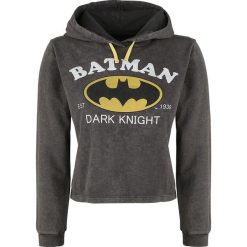 Bluzy damskie: Batman Dark Knight Bluza z kapturem szary
