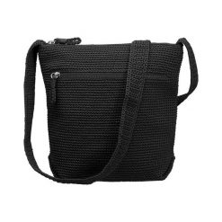 Ceannis Torebka Crochet czarny female czarny. Czarne torebki klasyczne damskie Ceannis, w paski, na ramię, bez dodatków. Za 279,00 zł.