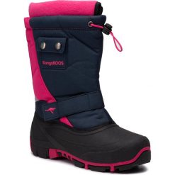 Śniegowce KANGAROOS - Kanga-Bean II 18416 000 4204 Dk Navy/Daisy Pink D. Różowe śniegowce dziewczęce KangaROOS. W wyprzedaży za 159,00 zł.