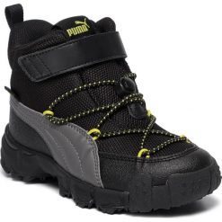 Śniegowce PUMA - Maka Puretex V Ps 192912 02 Castlerock/Nrgy Yellow. Czarne śniegowce chłopięce Puma. W wyprzedaży za 229,99 zł.