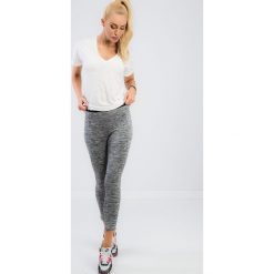 Szare melanżowe legginsy 21248. Szare legginsy damskie marki Fasardi, s, bez wzorów. Za 44,00 zł.