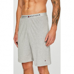 Tommy Hilfiger - Bokserki. Szare bokserki męskie TOMMY HILFIGER, bez wzorów, z elastanu. W wyprzedaży za 139,90 zł.