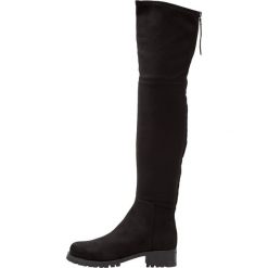 Unisa ISIDRO Muszkieterki black. Czarne buty zimowe damskie marki Unisa, z materiału. W wyprzedaży za 395,40 zł.