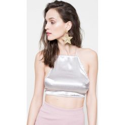 Missguided by Jourdan Dunn - Top. Szare bluzki damskie marki Missguided, s, bez wzorów, z poliesteru, bez kołnierzyka. W wyprzedaży za 29,90 zł.