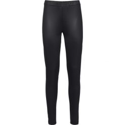 Legginsy z połyskującą powłoką bonprix czarny. Czarne legginsy bonprix. Za 54,99 zł.