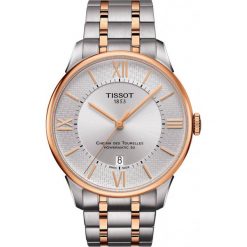 PROMOCJA ZEGAREK TISSOT CHEMIN DES TOURELLES POWERMATIC 80 HELVETIC T099.407.22.038.01. Szare zegarki męskie TISSOT, ze stali. W wyprzedaży za 3432,00 zł.