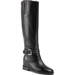 Kozaki BRUNO PREMI - Vitello BY7205X Nero. Czarne kozaki damskie Bruno Premi, ze skóry, bez obcasa, na obcasie, bez zapięcia. Za 849,00 zł.