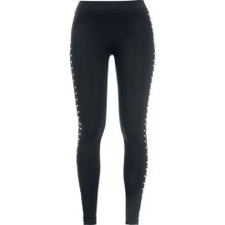 Spodnie damskie: Urban Classics Ladies Side Rivets Leggings Legginsy czarny