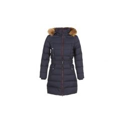 Kurtki pikowane Aigle RIGDOWN LONG. Niebieskie kurtki damskie Aigle, bez wzorów, bez kaptura. Za 769,50 zł.