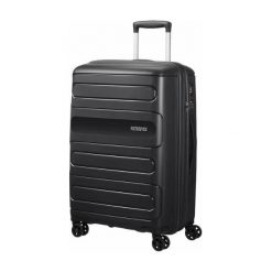 American Tourister Sunside 51G-09-002 (czarna). Czarne walizki American Tourister, bez wzorów. Za 429,00 zł.