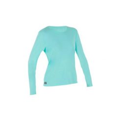 Koszulka UV długi rękaw WATER T SHIRT damska. Zielone topy damskie OLAIAN, l, bez wzorów, z poliesteru, sportowe, bez kołnierzyka. Za 34,99 zł.