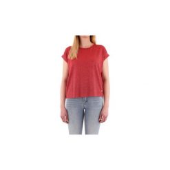 T-shirty z krótkim rękawem Fly Girl 10239/02. Czerwone t-shirty damskie Fly Girl, s, bez wzorów, bez kołnierzyka. Za 198,28 zł.