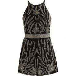 Kombinezony damskie: Lace & Beads Tall ADINA Kombinezon black/gold