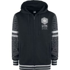 Bluzy męskie: Star Wars Episode 8 – The Last Jedi – Silver Trooper Bluza z kapturem rozpinana czarny/szary
