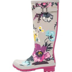 Buty zimowe damskie: Tom Joule PRINT Kalosze silver posy