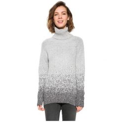 Desigual Sweter damski Jers Libra 17WWJFJ3 2042 (rozmiar XS). Szare swetry damskie Desigual, xs, bez wzorów, eleganckie, bez rękawów, bez kaptura. W wyprzedaży za 241,00 zł.