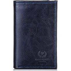 SKÓRZANE ETUI NA KARTY PORTFEL SLIM. Czerwone portfele męskie Paolo Peruzzi, bez wzorów, ze skóry. Za 39,90 zł.