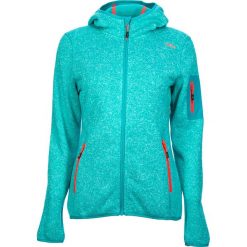 Kurtka polarowa w kolorze turkusowym. Niebieskie bluzy damskie CMP Women, s, bez wzorów, z dzianiny, bez kaptura. W wyprzedaży za 172,95 zł.