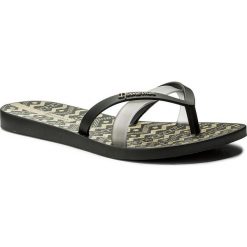 Japonki IPANEMA - Kirei Silk III Fem 82289 Black 24497. Szare klapki damskie marki Ipanema, bez wzorów, z tworzywa sztucznego, bez obcasa. Za 64,99 zł.