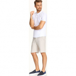 T-SHIRT POLO MĘSKI GŁADKI. Szare koszulki polo Top Secret, m, z bawełny. Za 29,99 zł.