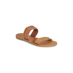 Sandały Rip Curl TALLOWS. Pomarańczowe sandały damskie Rip Curl, bez wzorów, bez obcasa, bez zapięcia. W wyprzedaży za 104,30 zł.