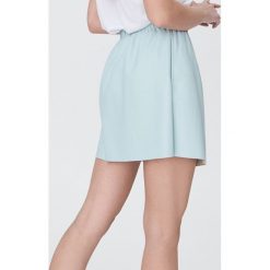 Spódnica mini ze sztucznej skóry - Turkusowy. Niebieskie spódniczki damskie Sinsay, s, bez wzorów, ze skóry, mini. W wyprzedaży za 31,99 zł.