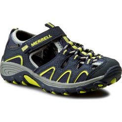 Sandały MERRELL - H2O Hiker MC54859 Navy/Lime. Niebieskie sandały męskie marki Merrell, ze skóry ekologicznej, bez zapięcia. W wyprzedaży za 149,00 zł.