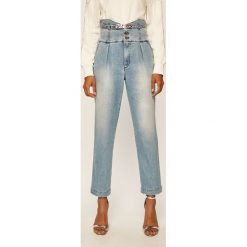 Pinko - Jeansy. Niebieskie jeansy damskie Pinko, w paski, z elastanu, z podwyższonym stanem. Za 969,90 zł.