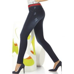 Damskie legginsy z dżinsowym wzorem Maddie. Pończochy damskie Basbleu, bez wzorów. Za 120,99 zł.