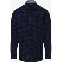 BOSS - Koszula męska – Lukas_53, niebieski. Niebieskie koszule męskie Boss, xl, bez wzorów, z bawełny, bez kołnierzyka, bez rękawów. Za 429,95 zł.