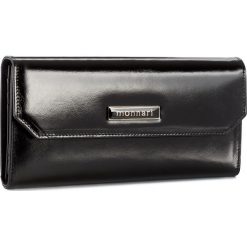 Duży Portfel Damski MONNARI - PUR1080-020 Black. Czarne portfele damskie marki Monnari, ze skóry. W wyprzedaży za 129,00 zł.