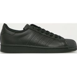 Adidas Originals - Buty skórzane Superstar. Czarne sneakersy męskie adidas Originals, z okrągłym noskiem, na sznurówki. Za 399,90 zł.
