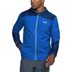 Bluzy męskie: Under Armour Bluza męska Storm Printed Jacket niebieska r. S (1289752-984)